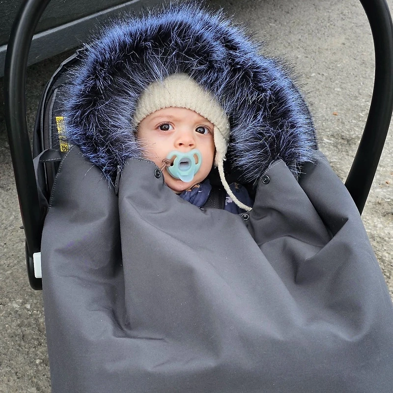 Housse Protectrice Babygloo pour Porte-bébé.      -(Bleu)