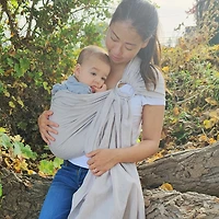 Adjustable linen scarf