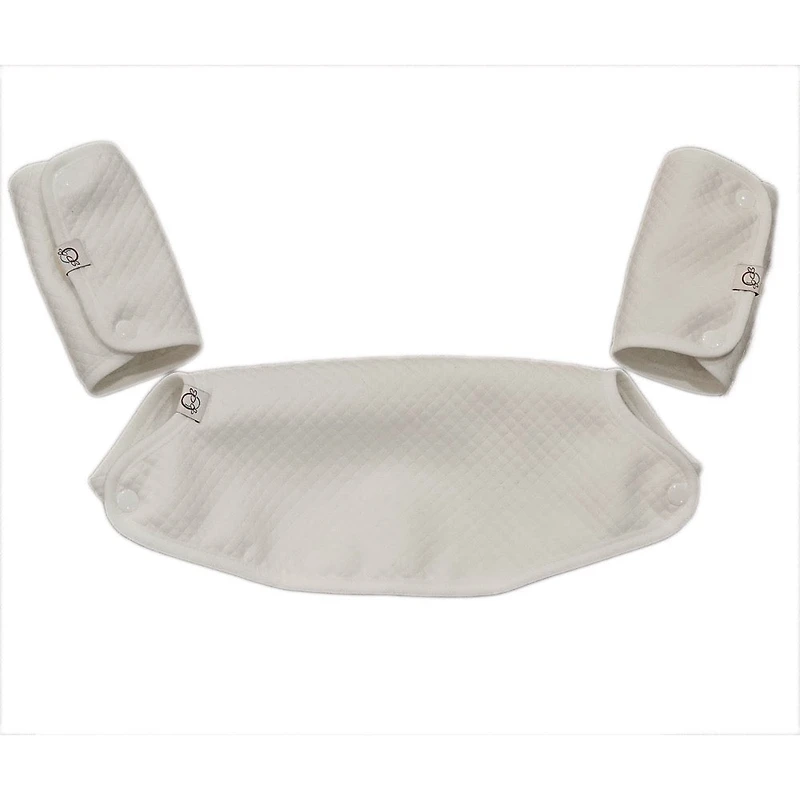 Ensemble bavoir et protège bretelles pour porte-bébé