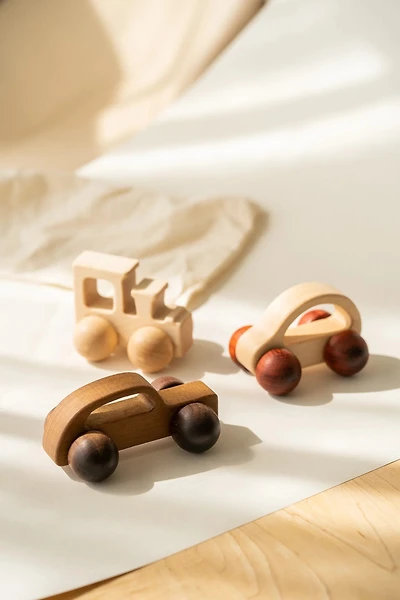 Wooden cars
