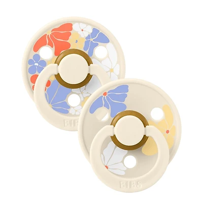 BIBS  6-18 mois liberty studio moment bloom ivory