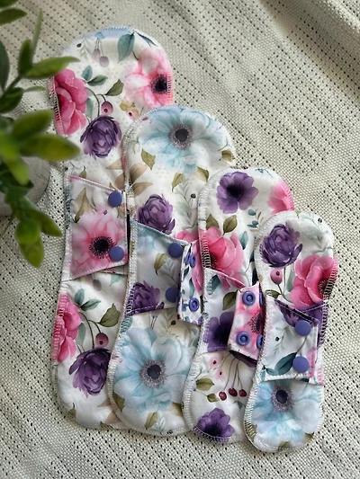 Serviette hygiénique - Fleure du printemps