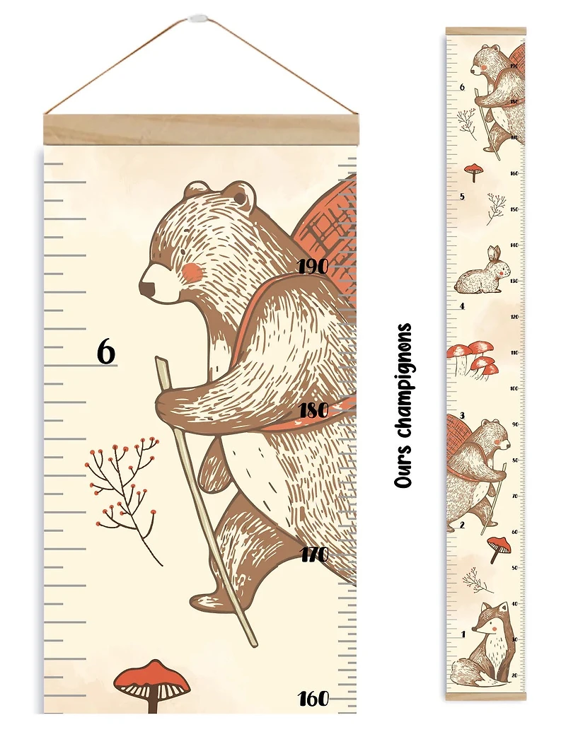 Growth Charts - Mushroom Bears
