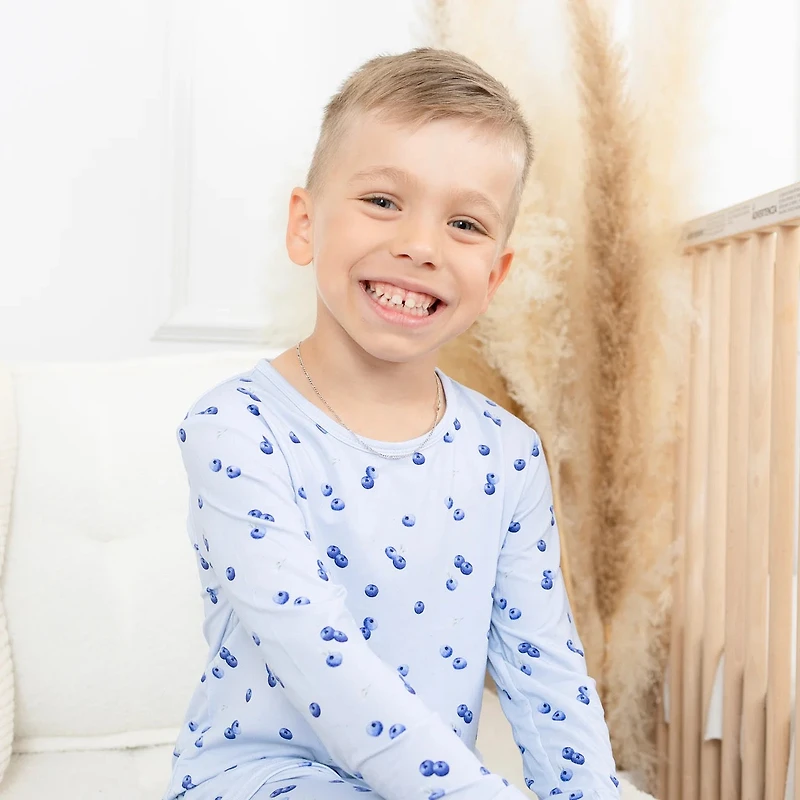 Pyjama bambou - Enfant Bleuets