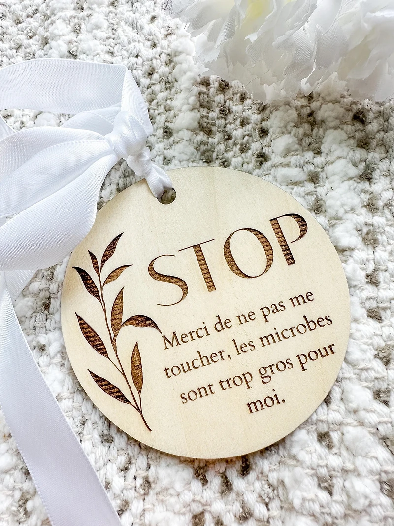 Poster: STOP don't touch me