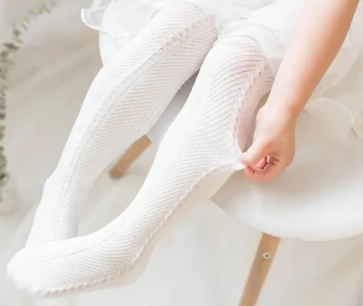 Cotton twisted tights