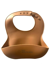 Caramel silicone bib