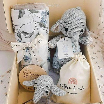 Coffret cadeau  Bambo fleurs