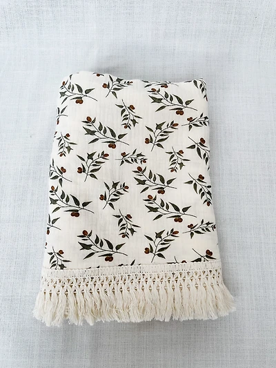 Fringed chiffon