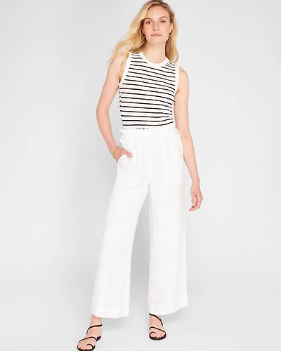 Linen Side Tie Pant