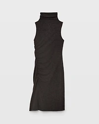 Midi Ruched Knit Dress