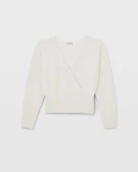 Cashmere Cross Front Sweater