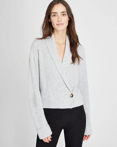 Cashmere Shawl Wrap Cardigan