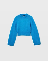 Cropped Relaxed Crewneck
