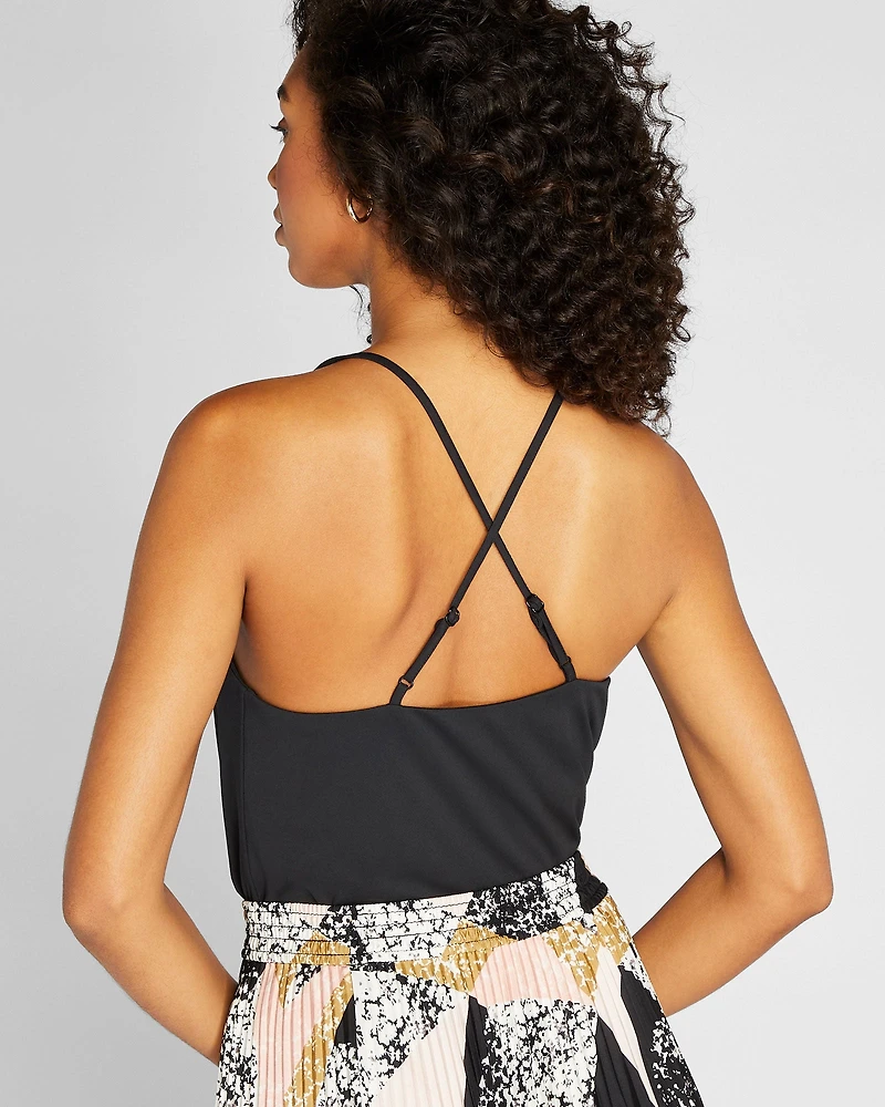 Cowl Neck Matte Jersey Cami