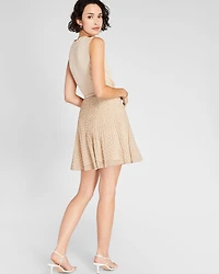 Pleated Short Skirt