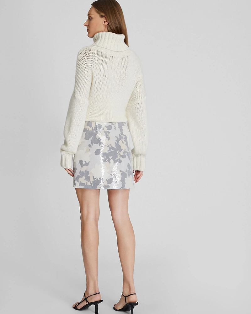 Sequin Mini Skirt