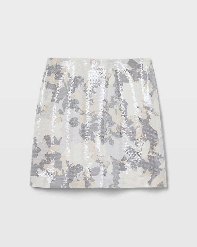 Sequin Mini Skirt