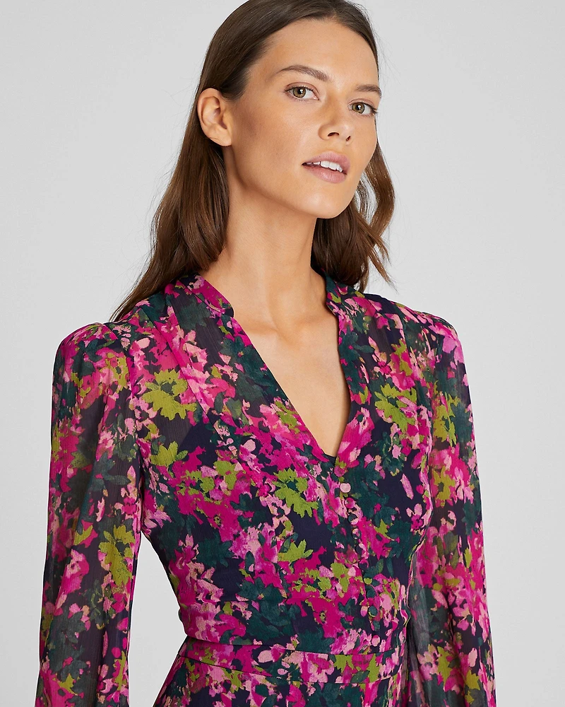 Floral Print Maxi Dress