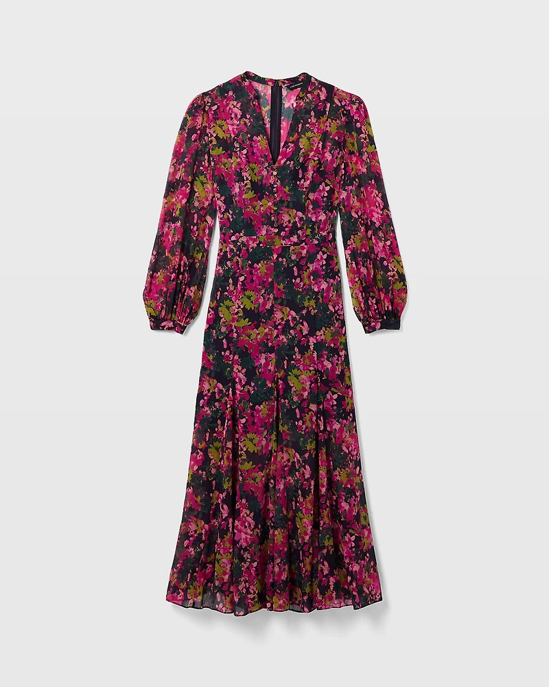 Floral Print Maxi Dress
