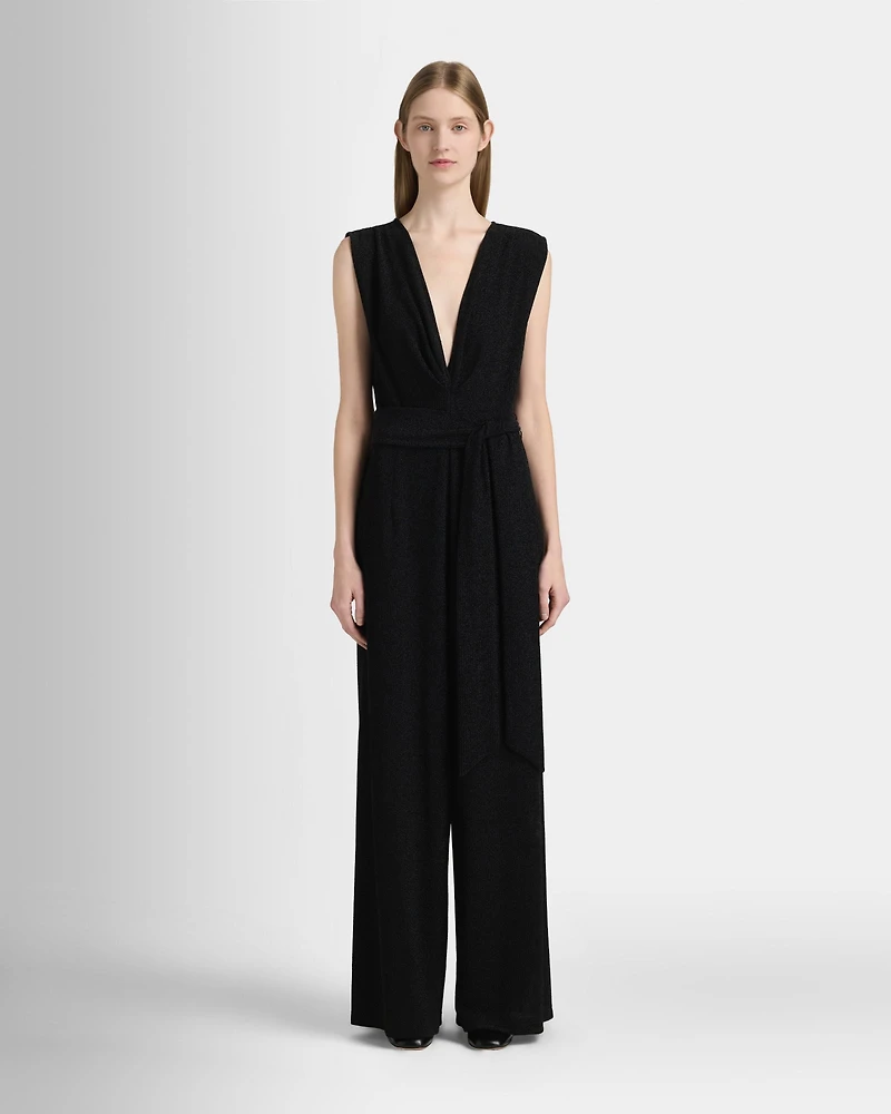 Lurex Knit Jumpsuit