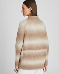 Alpaca Ombré Mockneck Sweater