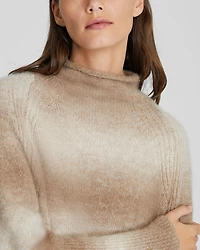 Alpaca Ombré Mockneck Sweater