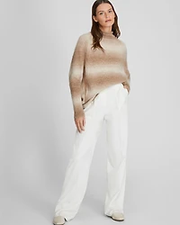 Alpaca Ombré Mockneck Sweater