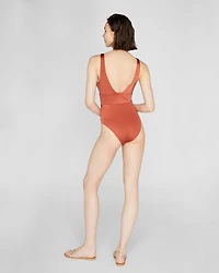 Onia Iris Low Plunge One-Piece Swimsuit