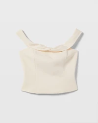 Off-The-Shoulder Draped Top
