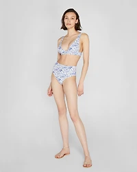 Onia Mallory Plunge V-Neck Bikini Top