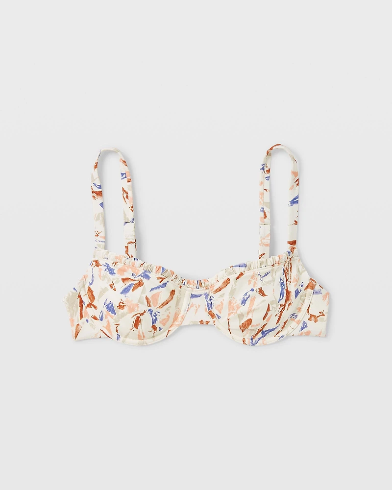 Onia Ruffle Underwire Bikini Top