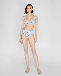 Onia Sabrina High Rise Bonded Bikini Bottom