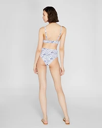 Onia Sabrina High Rise Bonded Bikini Bottom