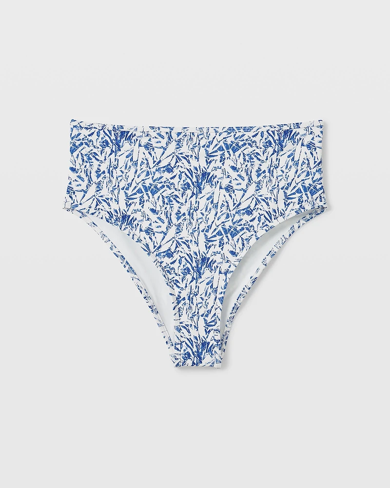 Onia Sabrina High Rise Bonded Bikini Bottom