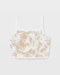 Loop Jacquard Sweater Tank