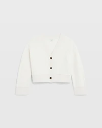 Textured Cashmere Cardigan