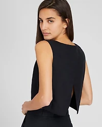 Linen Blend Shell Top