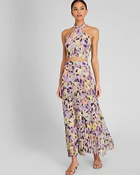 Georgette Tie Halter Top