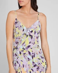 Seam Detail Silk Maxi Dress