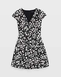 Fit & Flare Jacquard Mini Dress