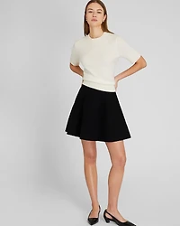 Milano Knit Mini Skirt
