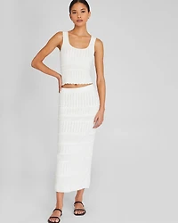 Mixed Stitch Skirt