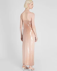 Sequin Maxi Slip Dress