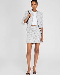 Bouclé Mini Skirt