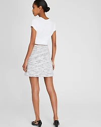 Bouclé Mini Skirt