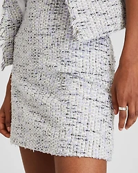 Bouclé Mini Skirt