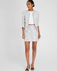 Bouclé Mini Skirt