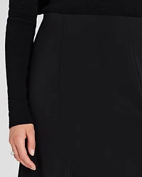 Crepe Fluted Midi Skirt