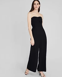 Strapless Drape Detail Jumpsuit